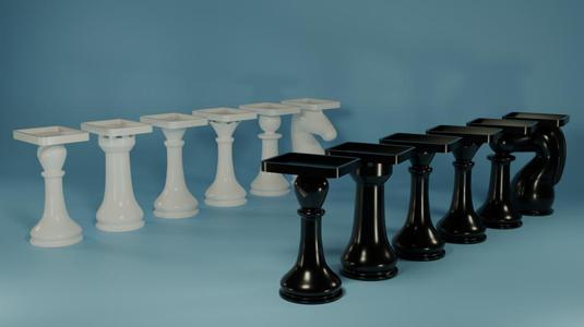 Chess Custom Feet for Light Base 600/900