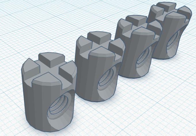 M4 Bolt Mount Nut