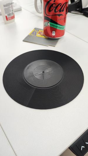 Single vinyl record replica