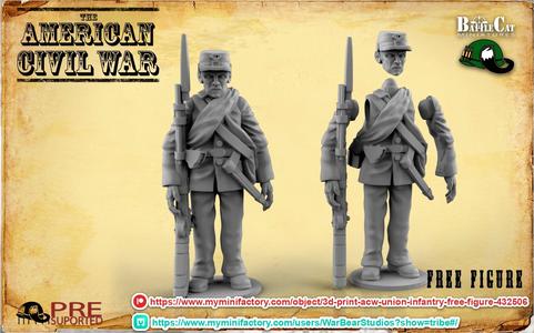ACW Union Infantry Free Figure