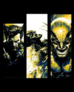 Fanart depictions of the Marvel X-Men character Wolverine - Set of bookmarks