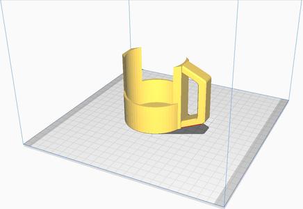 Camping beer can holder