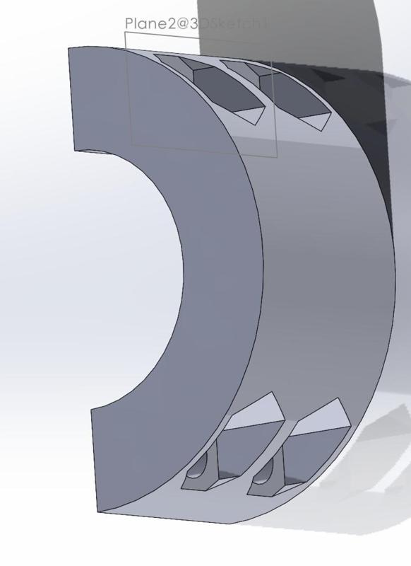 2 Part Pipe/Axle Clamp for 1in