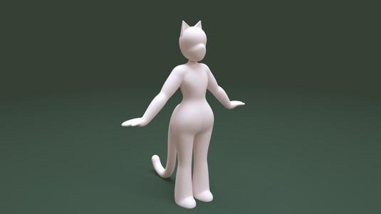 cat doll figurine