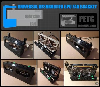 Universal GPU Fan Deshroud Bracket
