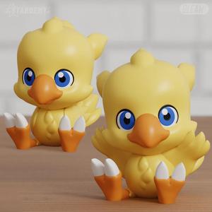 Chocobo Chibi 2 Models Final Fantasy
