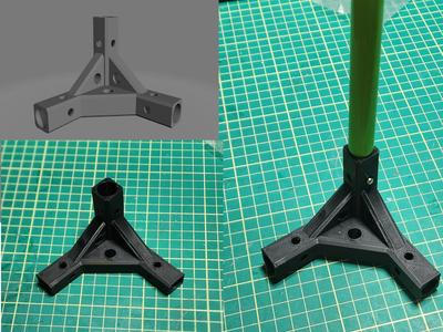 vivosun greenhouse 3 way pole connector