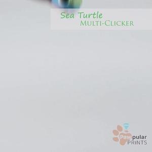SEA TURTLE, MULTI-CLICKERS – FIDGET KEYCHAIN [PRIVATE USE ONLY]