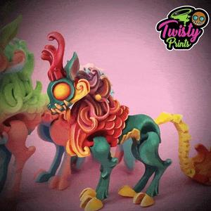 ✨🦌Articulated Qilin 🦌✨ – Colored file Included