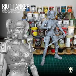 Riot Tanker Donman art Original 3D printable full action figure