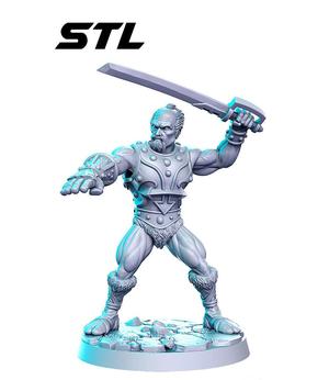 Jitsu He-Man Masters of the Universe 32mm Pre-supported