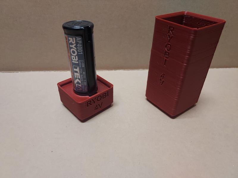 Gridfinity Ryobi 4V Battery Bins