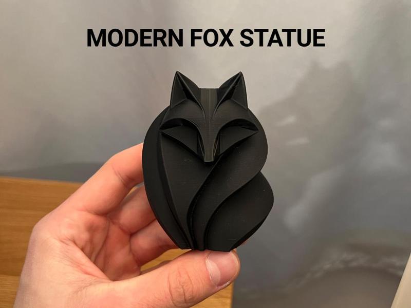 Modern Fox Statue