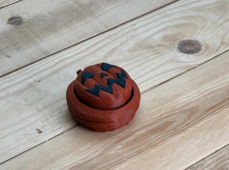 Pumpkin Fidget Button