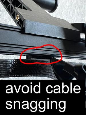 Cable Protector for Ender 3 S1 KE SE – Optimised for Maximum Z-Height