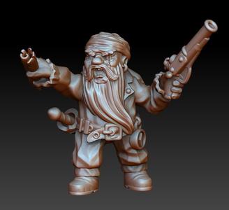Dwarf pirate