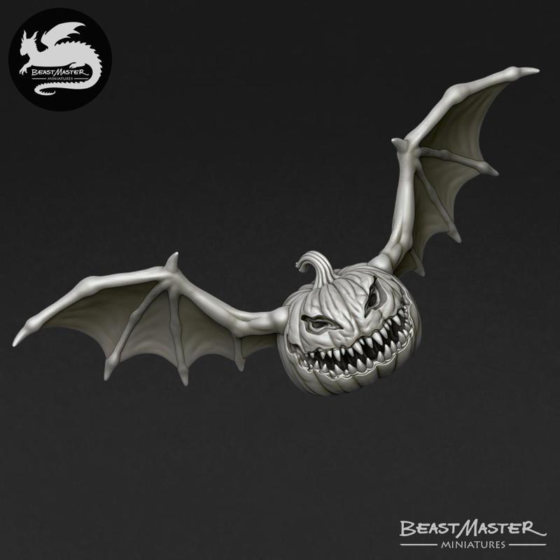 Halloween Winged Pumpkin