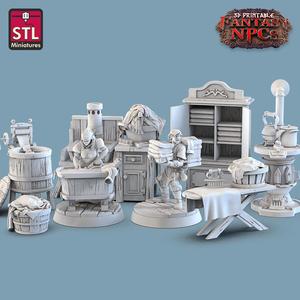 Fantasy NPCs – Laundry Set