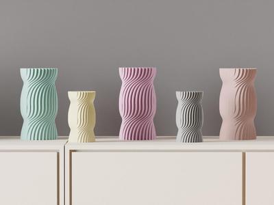 Unique Vase. Modern Sweety shape Geometric Vase