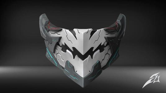 Orbital Frame Custom Mask Fan Art