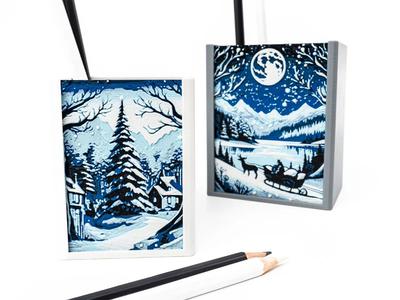 Christmas Pen Holder