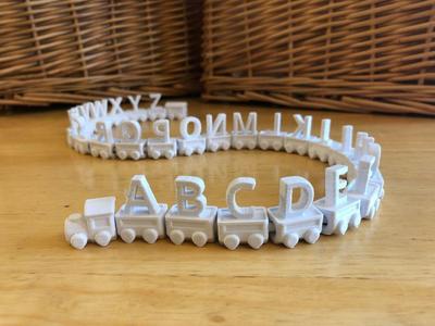 Customizable Alphabet Train