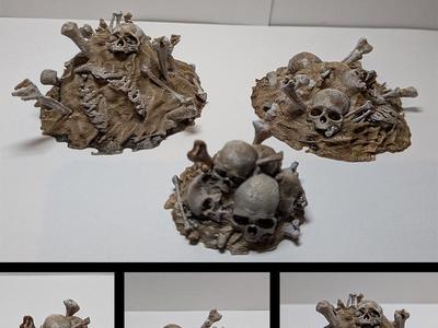 Pile of bones – DND scatter scenery