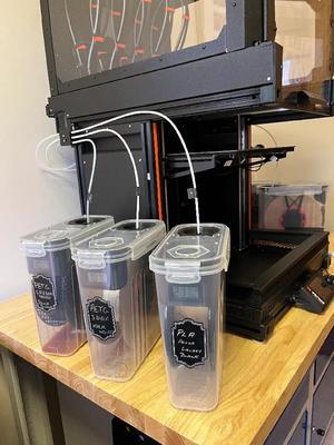Filament Dryboxes for Prusa XL