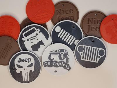 Jeep Coins / Keychains