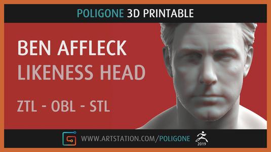 Ben Affleck Head – 3D Printable