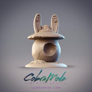 Rabbit Lamp Statue Scatter Terrain
