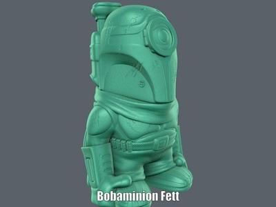 BobaMinion Fett (Easy print no support)