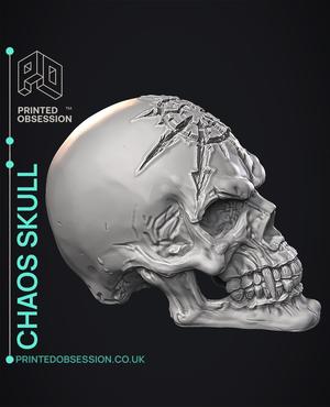 Chaos Marked Skull – WH40lk – Fan Art – Sculpture