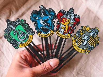 Harry Potter Crest 4 Bookmarks