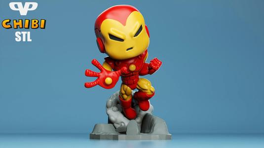 Iron-Man Chibi for 3D Printing STL