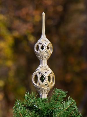 Open Lattice Flare Christmas Topper 2024