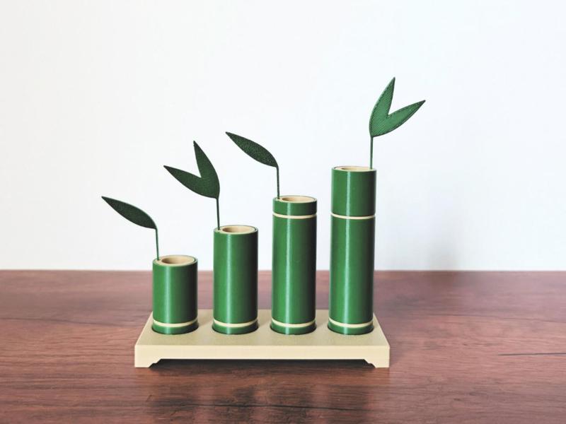 Bamboo test tube holders