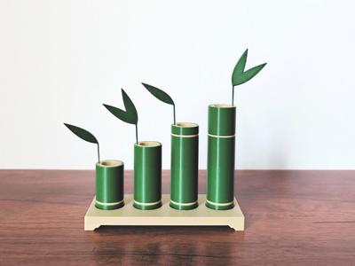 Bamboo test tube holders