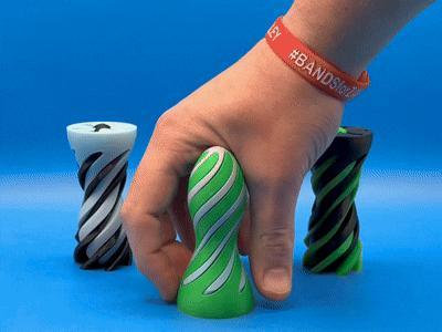 Pawn Spiral Passthrough Fidget - Easy to Print