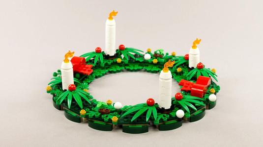 Wikibricks3D - 40426 Christmas Wreath 2-in-1