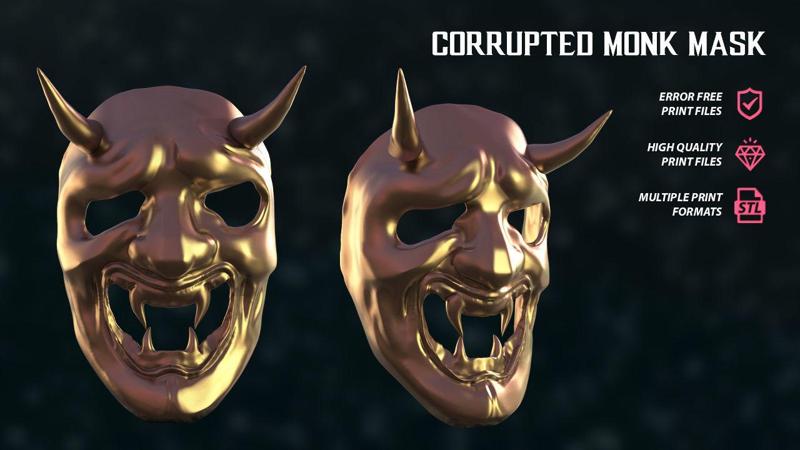 Corrupted Monk Mask Sekiro Fan Art