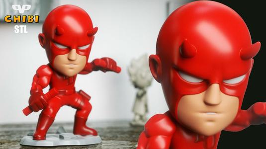 DareDevil Chibi STL for 3D Printing ChibiSTL 3DXM