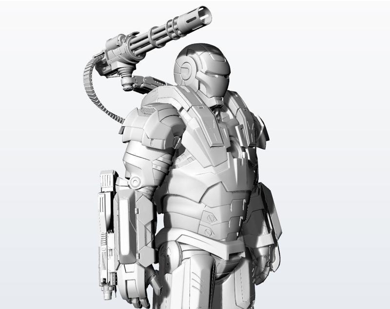 Statue War Machine Very High quality details