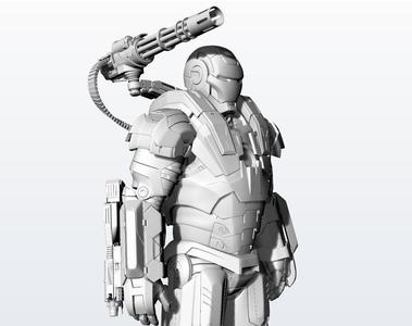 Statue War Machine Very High quality details