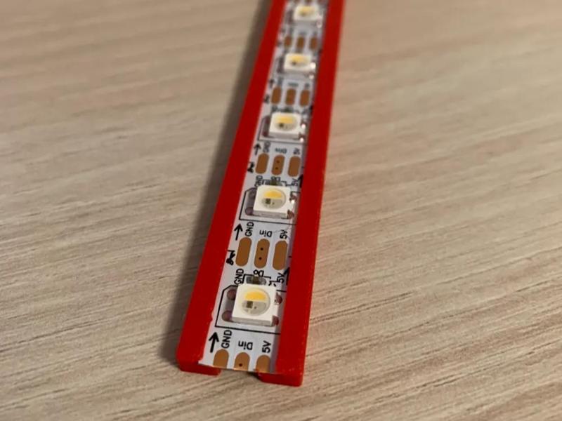 LED strip holder for 10mm LED strip