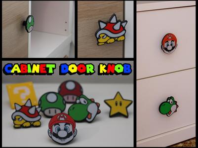 Cabinet Door Knob Super Mario 