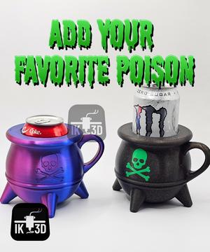 Cauldron Can Cooler / 3MF Included / No Supports by IK3D