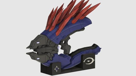 Halo 4 Needler Prop Weapon, For small build platforms