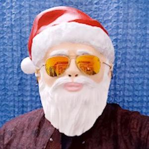 Santa Christmas mask