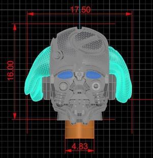 Transformers Head sculpt Wheeljack dr Que